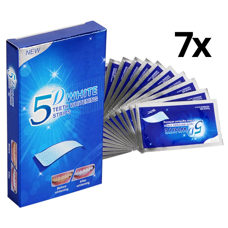 Smiley 5D Bělicí Pásky na Zuby