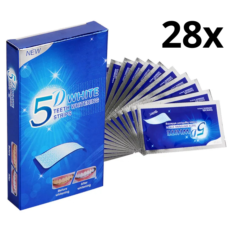 Smiley 5D Bělicí Pásky na Zuby